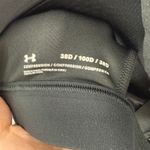 Under Armour  Front Zip Sports Bra Women's 38D Black High Support Photo 3