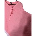 Talbots  Pink Knit Tie Neck Poncho Sweater Women's M Lightweight NWT Photo 3