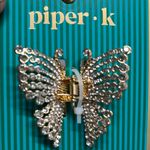 Piper K | Gem & Pearl Butterfly Hair Clips ✨ Gold Photo 6