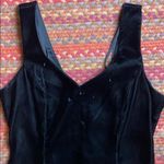 VINTAGE BLACK VELVET FITTED DRESS Photo 1