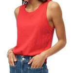 J.Crew  Cotton Girlfriend Relaxed Fit Tank Top Photo 0