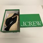 J.Crew Seville Made-in-Spain Espadrille Wedges - Black (NEW) Photo 4