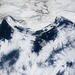 Fantastic Fawn  Long Sleeve Shirt Tie Dye Elbow Patch Black Women M Boho Artistic Photo 1