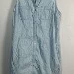 Ralph Lauren Lauren  denim button down chambry dress sleeveless size Medium Photo 0