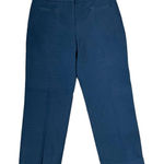 J. McLaughlin J.‎ McLaughlin Crop Pants Size 10 Navy Blue Womens Cotton Blend 32X24.5 Photo 0
