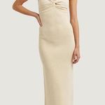 SheIn Twist Front Knit Bodycon Maxi Tube Dress Photo 0