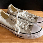 Converse  Light Gray Sneakers Size‎ 8.5 Photo 0