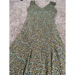 Talbots Vintage Y2K Petite 8 Silk Slip Drop Waist Midi Dress Chiffon Brown Fairy Photo 9