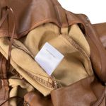 Lucy Paris womens faux leather pleated casual pants Photo 6