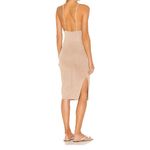 superdown Revolve  Sabrina knit midi dress nude/gold size M bodycon y2k Photo 2