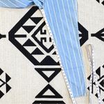 J Brand Maria High Rise Skinny Jeans in Yarn Dye Blue Herringbone Stripe Size 30 Photo 7