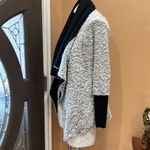 Bar III  gray and black open long sleeve cardigan Photo 4