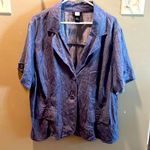 Studio 1940 Women’s size 30/32 button up  denim short‎ sleeve blazer Photo 0