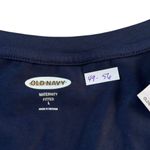 Old Navy  Blue Fitted T-Shirt Women Top Maternity Size Large NWT | 49-56 Photo 4