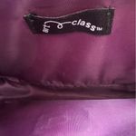 Art Class  Burgundy Quilted Faux Suede Fringe Mini Bag Purse Crossbody Photo 4