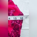 B Darlin Pink sequined Bodycon Dress with Spaghetti Straps for Prom Photo 6