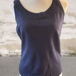 Talbots Women's Dark Blue Knit Tank Top Size Medium Photo 0