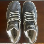 Prince Blue Suede Tennis Shoes Sneakers Size 8W Cute Chunky Sole Photo 5