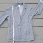 matty m  Single Button 3/4 Rolled Sleeve Knit Blazer Photo 14