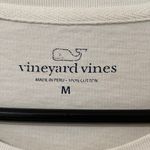 Vineyard Vines Long Sleeve Logo Pocket Tee Women’s Medium White 100% Cotton Photo 2