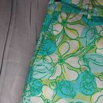 Lilly Pulitzer Lilly Pultizer Guava Green Floral And Crab Print Women's Capri's Size 4 Vintage Photo 7