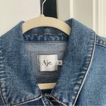 Aje Darcie Denim Blue Mini Dress Belted 90’s Wash Size 14 Photo 3