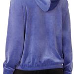 FILA NWT Womens Velour Quarter Zip Hoodie Marlin Medium Photo 2