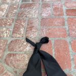 Cider Halter Bikini Top Knotted Tie Swimsuit Black Sexy Swimwear Size Large Photo 6