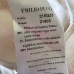 Emilio Pucci  Wool Cap Sleeve Open Back‎ Zip Pencil Dress Sz US 6 Business Career Photo 3