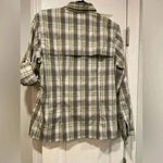L.L. Bean Women’s Vented Convertible Sleeve Button Down Trail Hiking Shirt Sz Sm Gray Photo 7