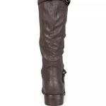 Journee Collection Biker Women's Harley Boot - Brown - size 9 Photo 3