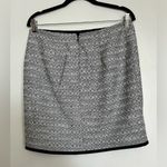White House | Black Market Womens Tweed Boot Black White Mini Skirt. Photo 1