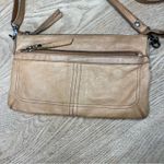 Vilenca Holland Leather Zippered Crossbody Purse Bag Camel Tan Photo 1
