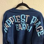 DISNEYLAND 65Th ANNIVERSARY HAPPIEST PLACE ON EARTH BLUE SPARKLE SPIRIT JERSEY S Photo 4