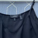 Theory Zadeia V-Neck Top & Silk Camisole Set Black - Size Medium (Orig. $295) Photo 8