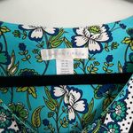 London Times Turquoise  print shift dress. Size 10. Easy to just throw on and go! Photo 2