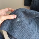 Carmen Marc Valvo  Steel Blue Cozy Open Front Cardigan Sweater, Size Small Photo 14