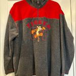 Disney Vtg 90s/y2k Pooh Tigger quarter zip fleece top Sz Large Photo 0