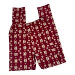 LuLaRoe OS Red Skull and Crossbones Leggings Women's Size 2-10 Halloween Goth Photo 8