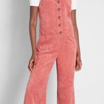 Modcloth Orange Cropped Corduroy Jumpsuit Photo 0