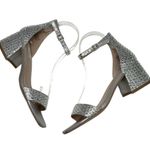 Steve Madden Imina Ankle Strap Silver Rhinestone Sandal Size 7.5 Photo 2