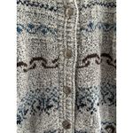 Vintage Winona Sweater Womens Small White Cotton Preppy Fisherman Chunky Thick Photo 4