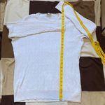 Classic White Cable Knit Sweater Size XL Photo 0