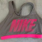Nike Gray Pink Sports Bra Photo 0