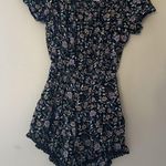 Rewind Floral Romper with Pom Poms Photo 4