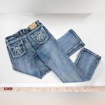 Shyanne 1068  “Anne” Bootcut Jeans 11/12 (33x33) Bling Rhinestone Western Stretch Photo 2