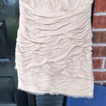 Madison Marcus  Nude Silk Mini Dress S Photo 6