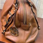 Michael Kors HANDBAG SATCHEL BROWN ZIPPER CLOSURE (FLAWED ON HANDLES) MK Purse Photo 10
