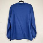 Blair  Blue Butterfly Embroidered Sweatshirt Womens M Grandma Core Casual Cozy Photo 4