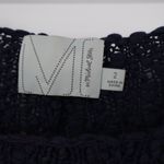 Michael Stars Navy Blue Textured Knit Short Sleeve Top Size 2 Photo 2
